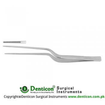 Gerald Dressing Forcep Curved Stainless Steel, 17.5 cm - 7"